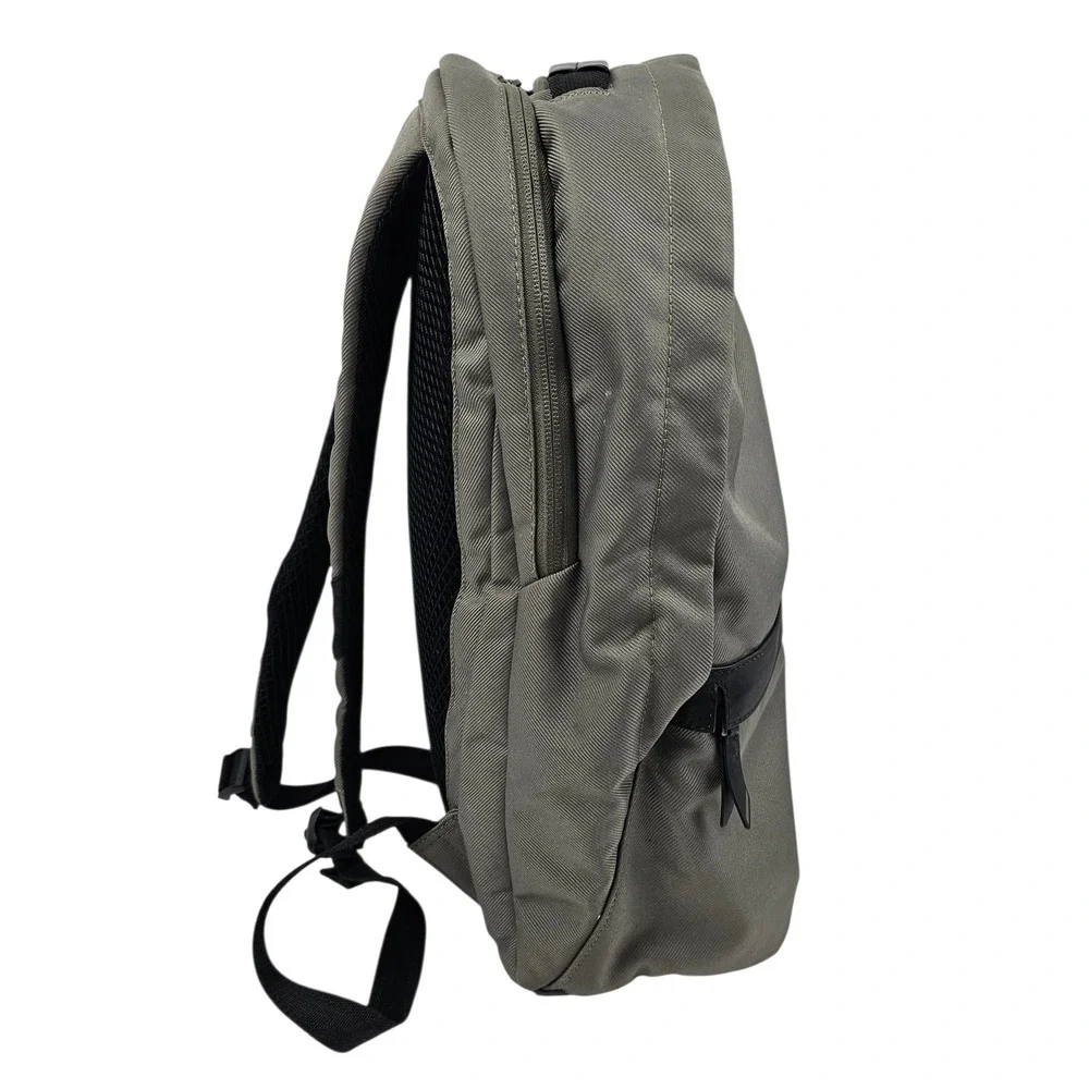 Cole Haan Grandseries Backpack Olive Green Twill Minimalist Commuter Bag